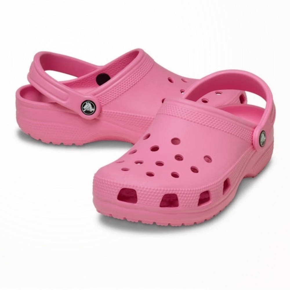 CROCS Women's Vibrant Pink Sandals Size 10